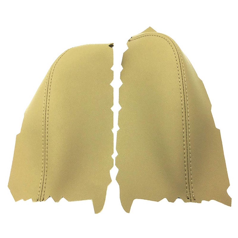 DSkoiph غطاء مسند الذراع من الجلد الصناعي مناسب لهوندا بايلوت 09-13 (غطاء مسند الذراع للوحة باب أمامي، بيج) - Image 2